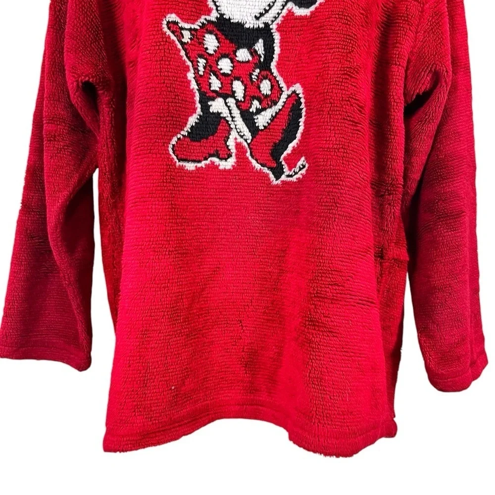 Vintage Walt Disney World Minnie Mouse Plush Pullover Acrylic Sweater